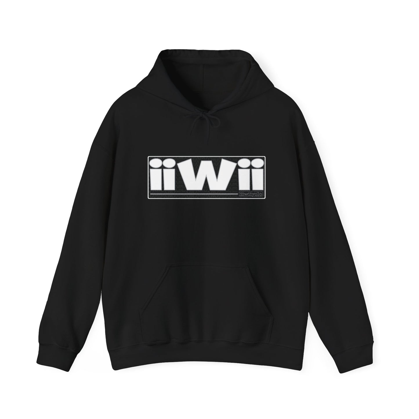 iiWii Retro Logo Hoodie — Vintage Gaming Graphic Sweatshirt